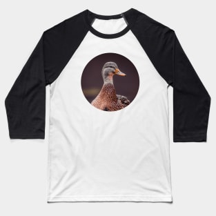 Miss Mallard Duck Photograph Baseball T-Shirt